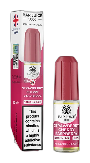 Bar Juice 5000 Strawberry Raspberry Cherry Ice