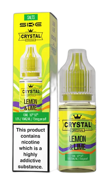 Crystal 10ml E-Liquid Lemon & Lime