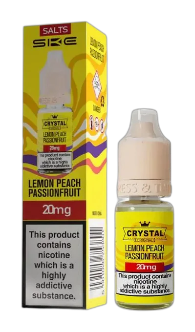 Crystal 10ml E-Liquid Lemon Peach Passion Fruit