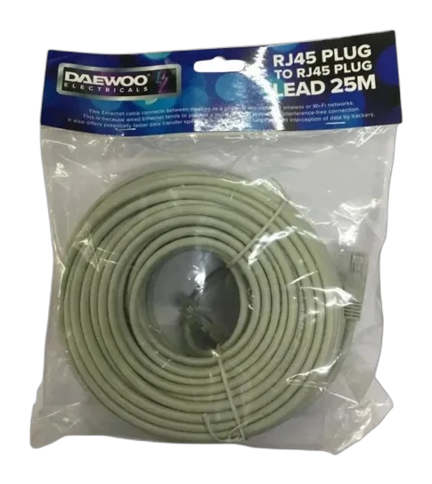 Daewoo 8 Pin RJ45 Plug to Plug Lead
