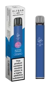 ELFBAR 600 Prefilled Pod Kit Blue Razz Lemonade
