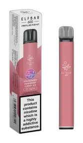 ELFBAR 600 Prefilled Pod Kit Strawberry Raspberry Cherry Ice