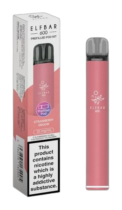 ELFBAR 600 Prefilled Pod Kit Strawberry Snow