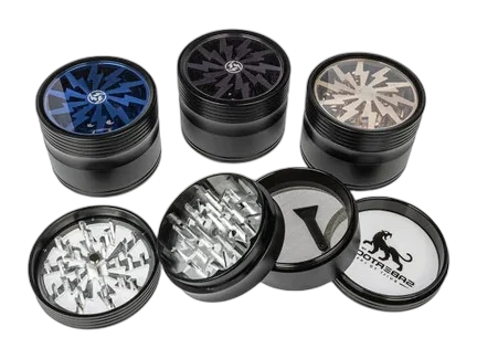 Herb Grinder with Clear Top Assorted
