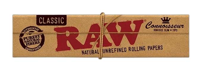 RAW Classic Connoisseur King Size Slim + Tips
